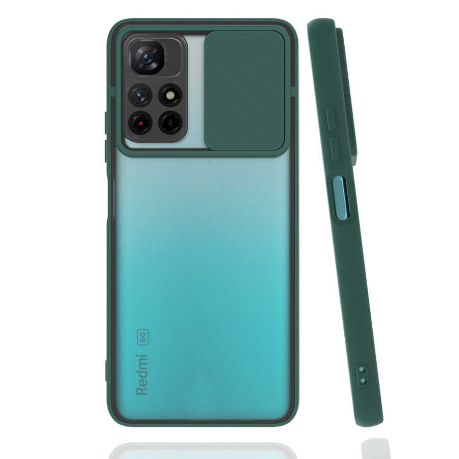 Xiaomi Poco M4 Pro 5G Kılıf Zore Lensi Kapak