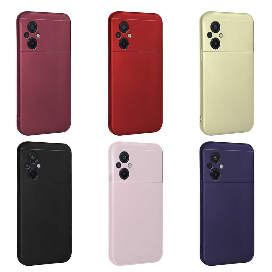 Xiaomi Poco M5 Kılıf Zore Premier Silikon Kapak