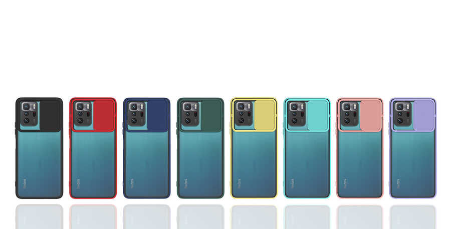 Xiaomi Poco X3 GT Kılıf Zore Lensi Kapak