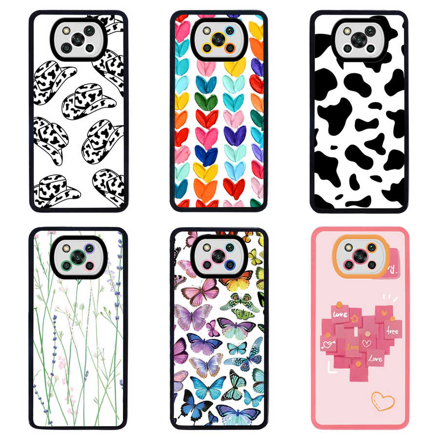 Xiaomi Poco X3 Kılıf Zore M-Fit Desenli Kapak