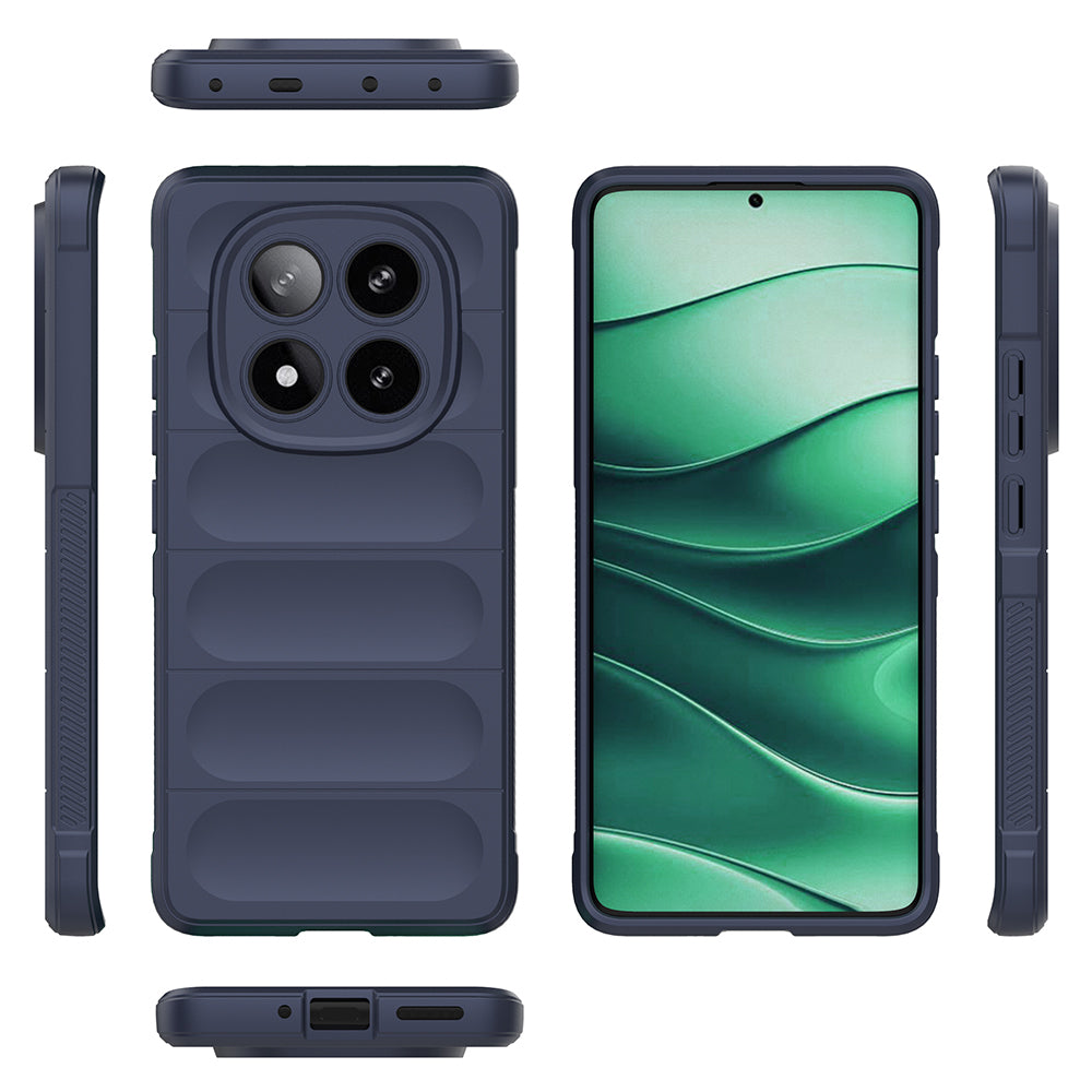 Xiaomi Poco X7 Kılıf Esnek TPU Oyuklu Arka Yüzey Tasarımlı Zore Etnik Silikon Kapak