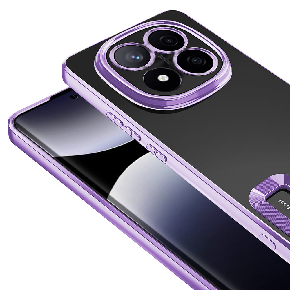 Xiaomi Poco X7 Kılıf Kamera Korumalı Logo Gösteren Zore Omega Kapak