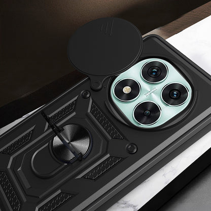 Xiaomi Poco X7 Kılıf Magnetik Standlı Kamera Korumalı Zore Sürgülü Vega Kapak