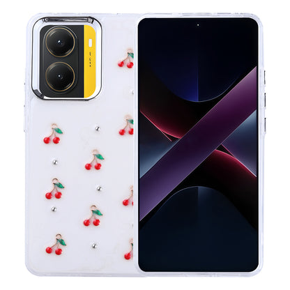 Xiaomi Poco X7 Pro Kılıf Airbag Tasarımlı Simli Şeffaf Zore Kutup Kapak