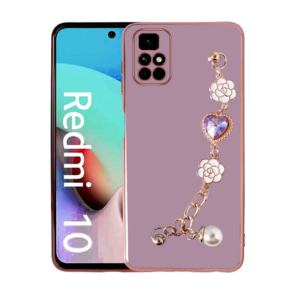 Xiaomi Redmi 10 Kılıf El Tutamaçlı Kamera Korumalı Zore Taka Silikon Kapak