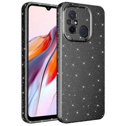 Xiaomi Redmi 12C Kılıf Kamera Korumalı Simli Lüks Zore Koton Kapak