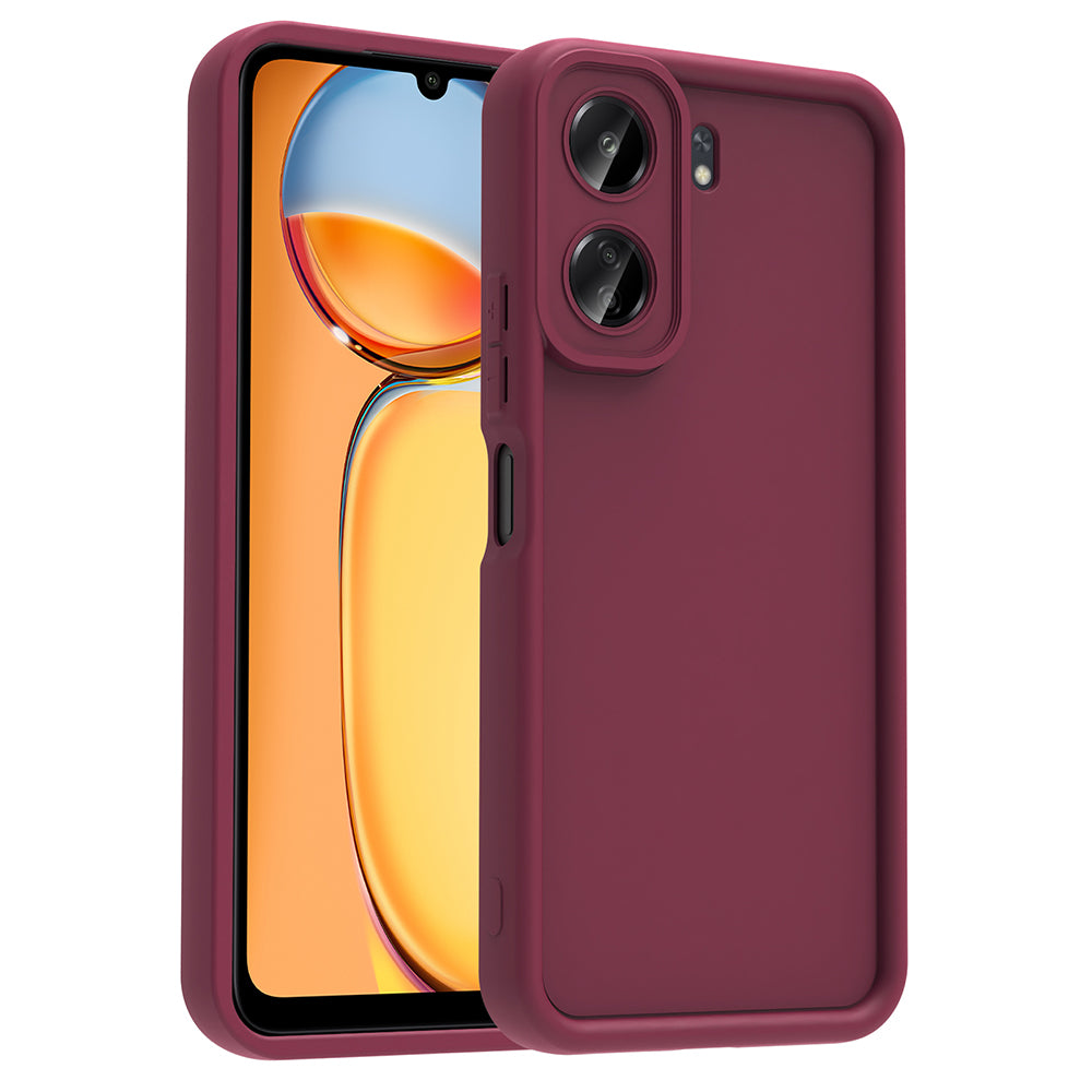 Xiaomi Redmi 13C Kılıf Kamera Korumalı Zore Ananas Kapak