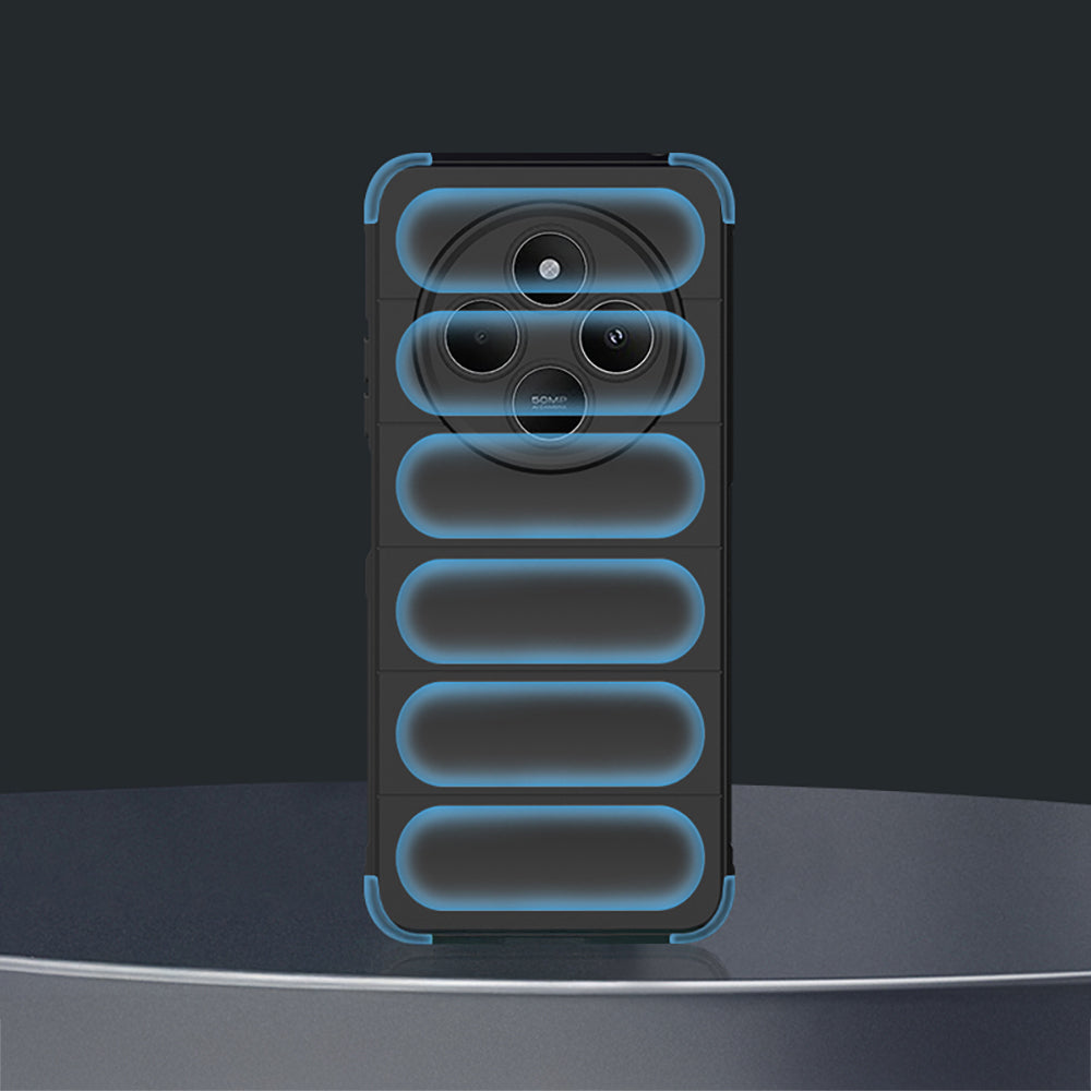 Xiaomi Redmi 14C 4G Kılıf Esnek TPU Oyuklu Arka Yüzey Tasarımlı Zore Etnik Silikon Kapak