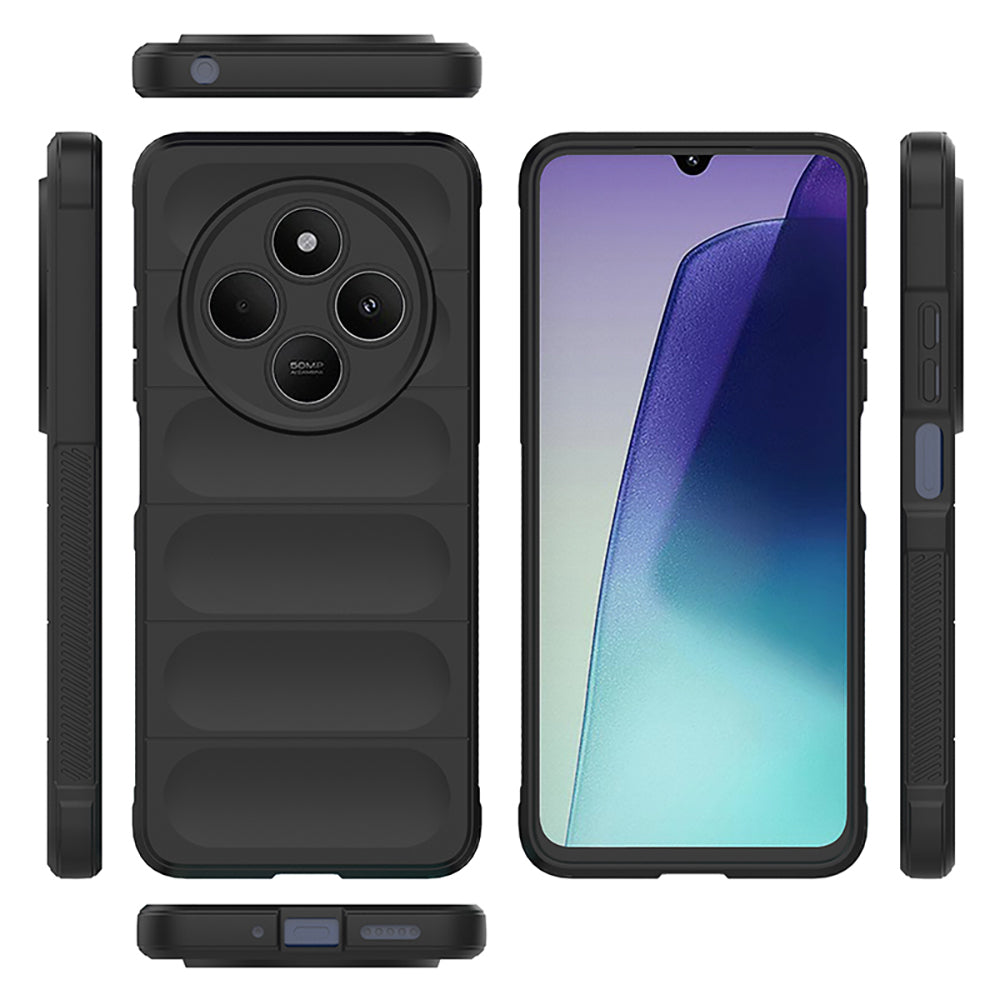 Xiaomi Redmi 14C 4G Kılıf Esnek TPU Oyuklu Arka Yüzey Tasarımlı Zore Etnik Silikon Kapak