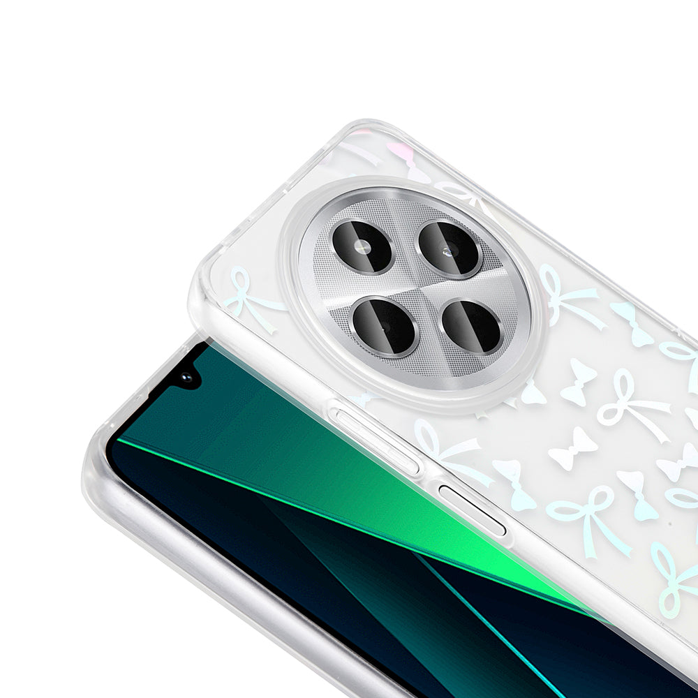 Xiaomi Redmi 14C 4G Kılıf Şeffaf Figürlü Zore Folk Sert Kapak