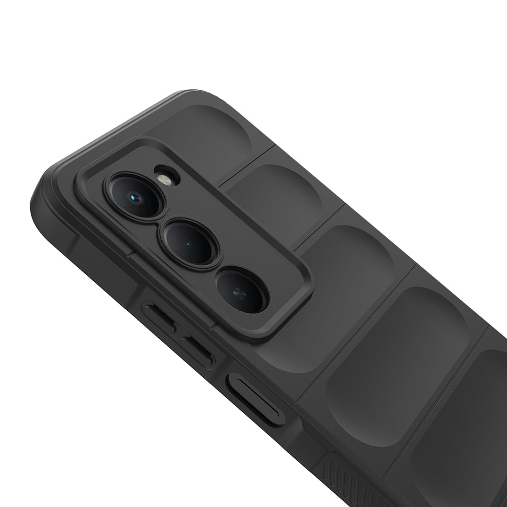 Xiaomi Redmi 15 Kılıf Esnek TPU Oyuklu Arka Yüzey Tasarımlı Zore Etnik Silikon Kapak