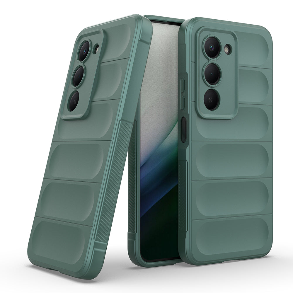 Xiaomi Redmi 15 Kılıf Esnek TPU Oyuklu Arka Yüzey Tasarımlı Zore Etnik Silikon Kapak