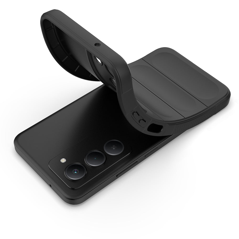 Xiaomi Redmi 15 Kılıf Esnek TPU Oyuklu Arka Yüzey Tasarımlı Zore Etnik Silikon Kapak