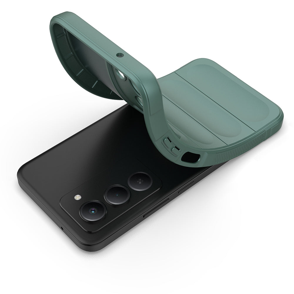 Xiaomi Redmi 15 Kılıf Esnek TPU Oyuklu Arka Yüzey Tasarımlı Zore Etnik Silikon Kapak