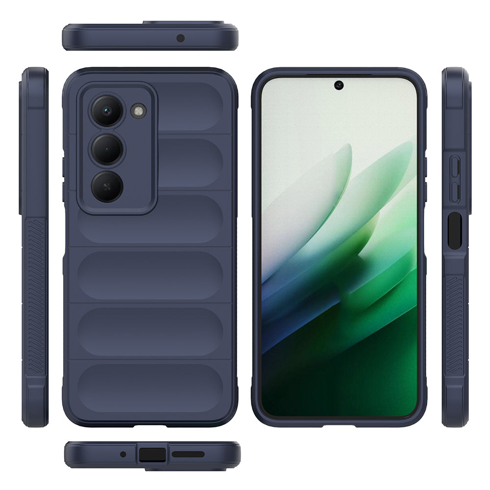 Xiaomi Redmi 15 Kılıf Esnek TPU Oyuklu Arka Yüzey Tasarımlı Zore Etnik Silikon Kapak