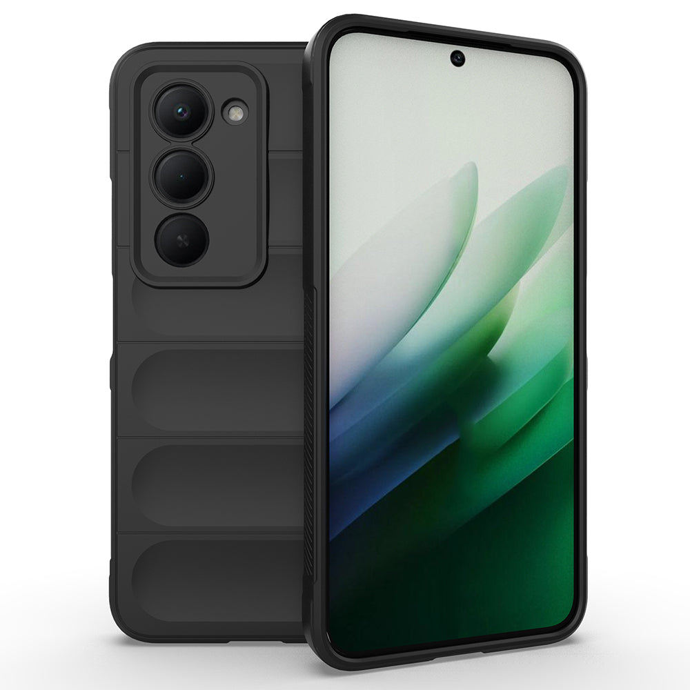 Xiaomi Redmi 15 Kılıf Esnek TPU Oyuklu Arka Yüzey Tasarımlı Zore Etnik Silikon Kapak