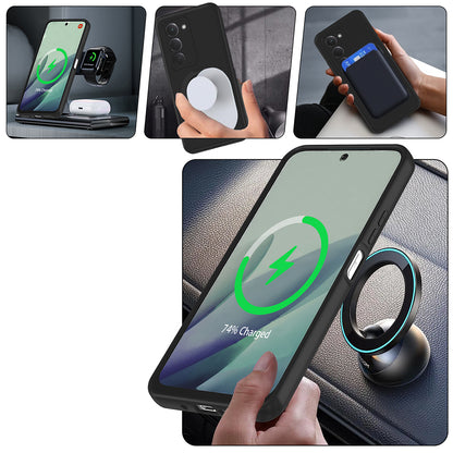 Xiaomi Redmi 15 Kılıf M-safe Şarj Özellikli Standlı Zore Samara Kapak