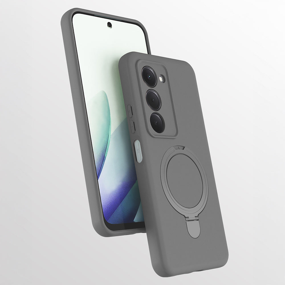 Xiaomi Redmi 15 Kılıf M-safe Şarj Özellikli Standlı Zore Samara Kapak