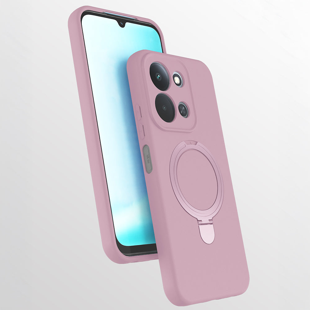 Xiaomi Redmi 15C Kılıf M-safe Şarj Özellikli Standlı Zore Samara Kapak