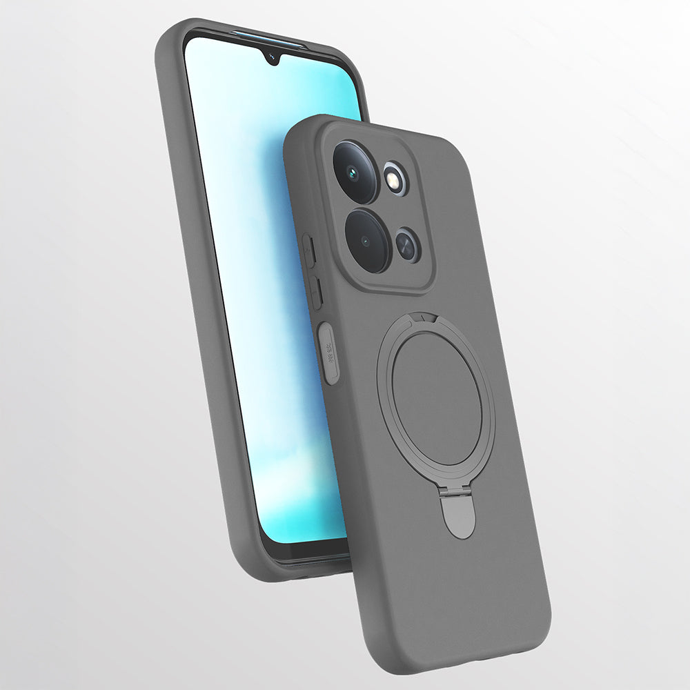 Xiaomi Redmi 15C Kılıf M-safe Şarj Özellikli Standlı Zore Samara Kapak