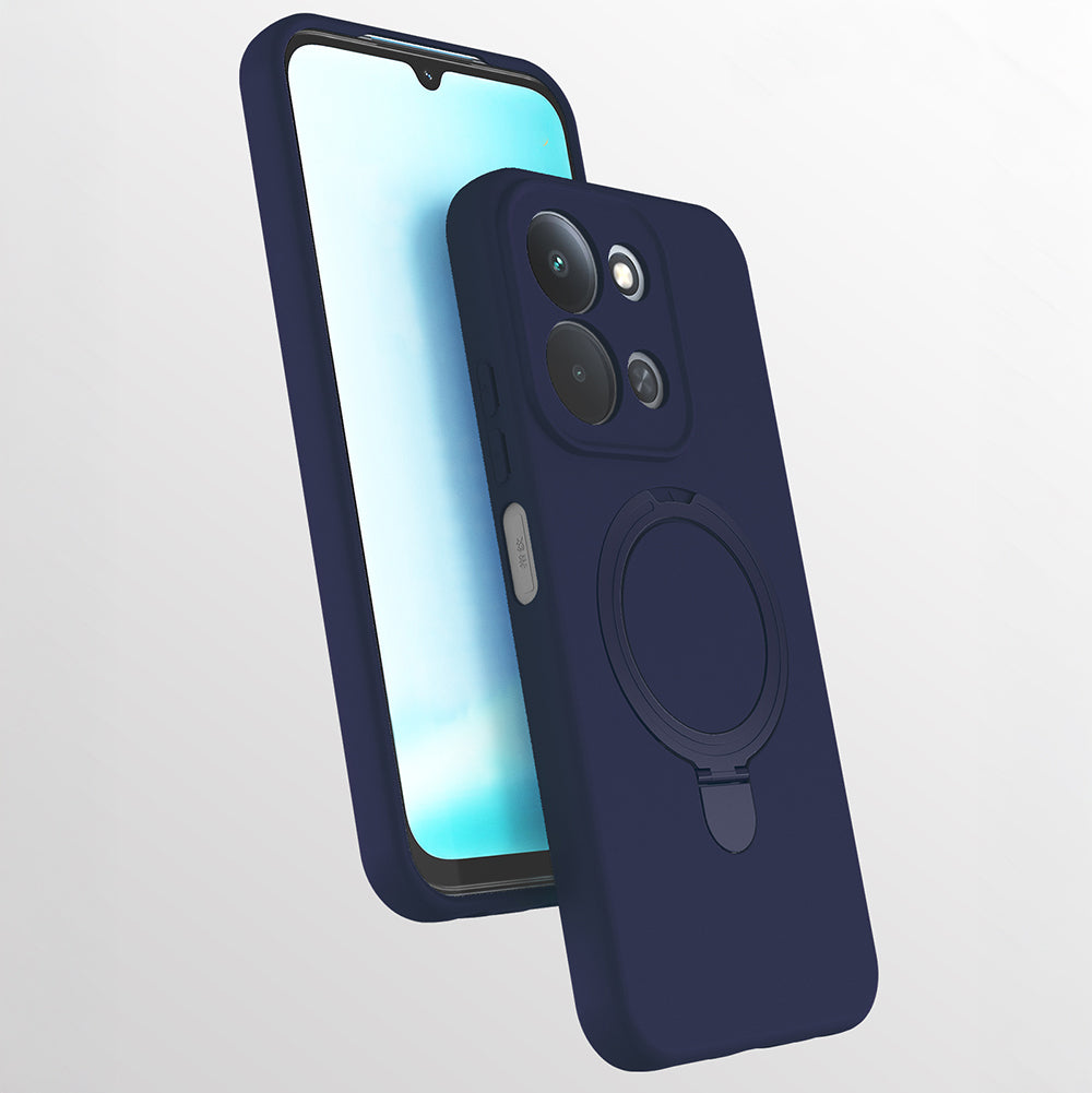 Xiaomi Redmi 15C Kılıf M-safe Şarj Özellikli Standlı Zore Samara Kapak