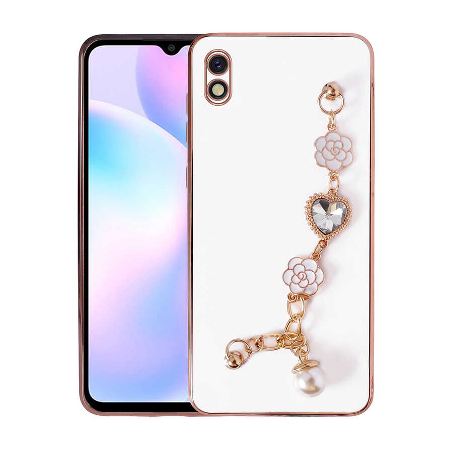 Xiaomi Redmi 9A Kılıf El Tutamaçlı Kamera Korumalı Zore Taka Silikon Kapak