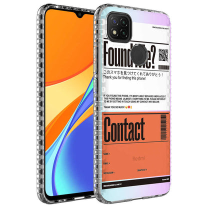 Xiaomi Redmi 9C Kılıf Airbag Kenarlı Renkli Desenli Silikon Zore Elegans Kapak