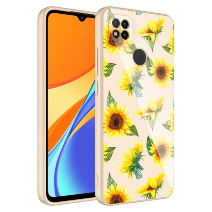 Xiaomi Redmi 9C Kılıf Kamera Korumalı Desenli Sert Silikon Zore Epoksi Kapak