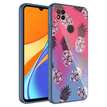 Xiaomi Redmi 9C Kılıf Kamera Korumalı Desenli Sert Silikon Zore Epoksi Kapak