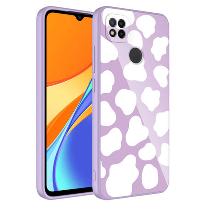 Xiaomi Redmi 9C Kılıf Kamera Korumalı Desenli Sert Silikon Zore Epoksi Kapak