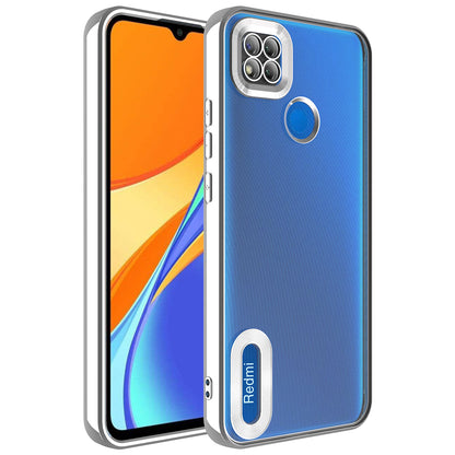 Xiaomi Redmi 9C Kılıf Kamera Korumalı Logo Gösteren Zore Omega Kapak