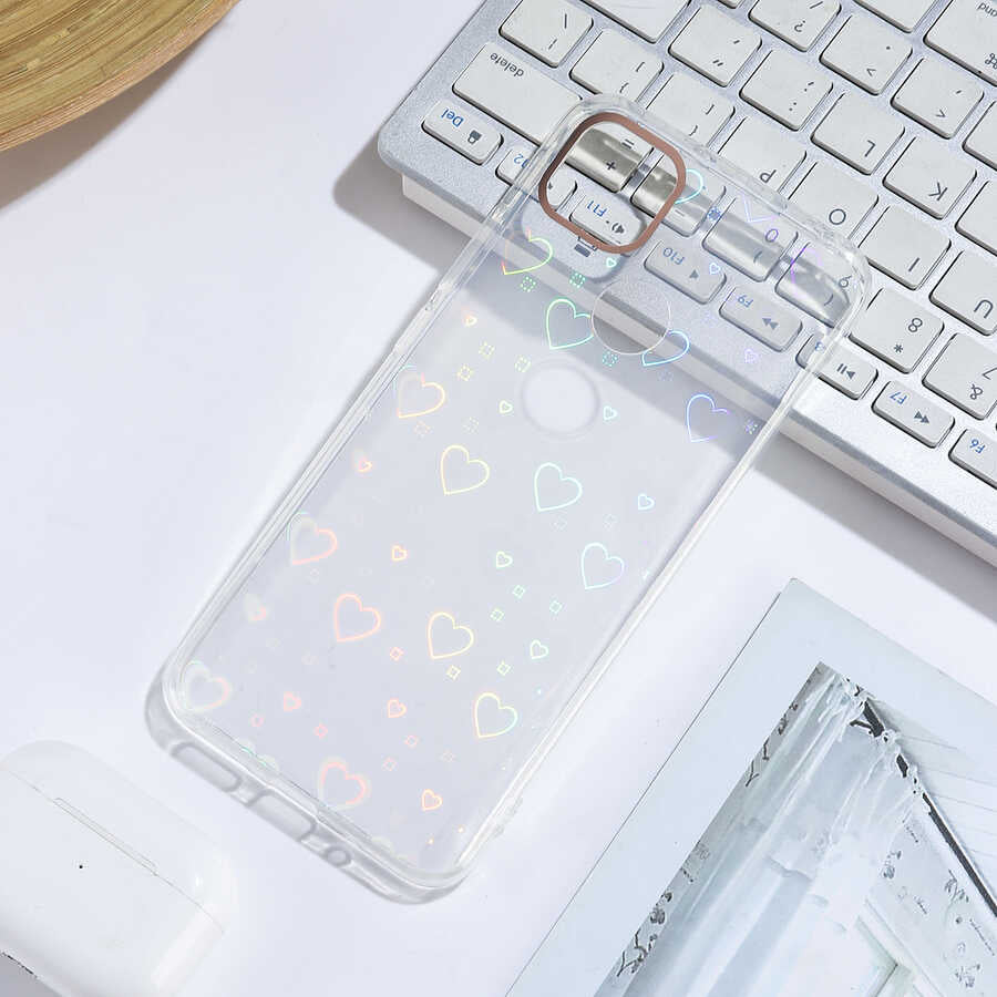 Xiaomi Redmi 9C Kılıf Zore Sidney Desenli Sert Kapak