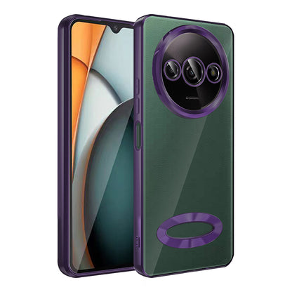 Xiaomi Redmi A3 4G 2024 Kılıf Kamera Korumalı Logo Gösteren Zore Omega Kapak