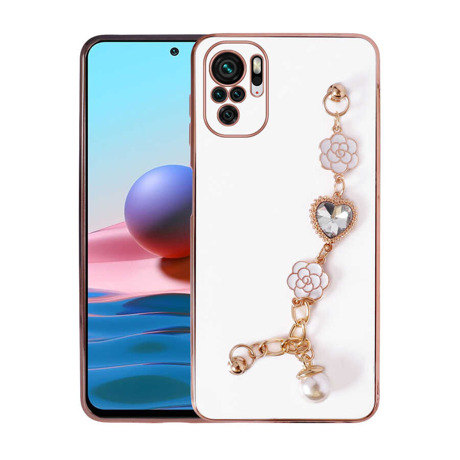 Xiaomi Redmi Note 10 Kılıf El Tutamaçlı Kamera Korumalı Zore Taka Silikon Kapak