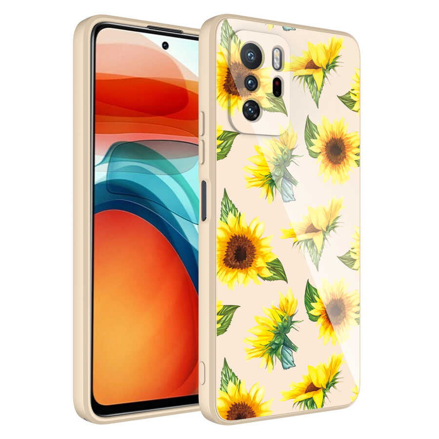 Xiaomi Redmi Note 10 Pro Kılıf Kamera Korumalı Desenli Sert Silikon Zore Epoksi Kapak