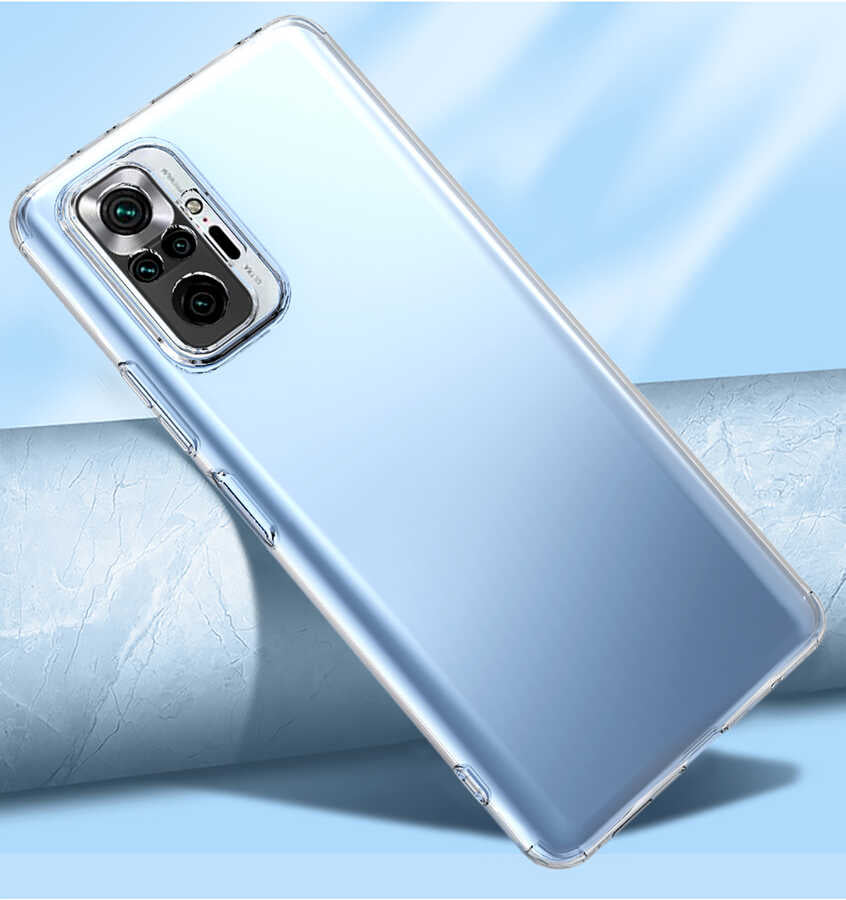 Xiaomi Redmi Note 10 Pro Kılıf Zore Kamera Korumalı Süper Silikon Kapak