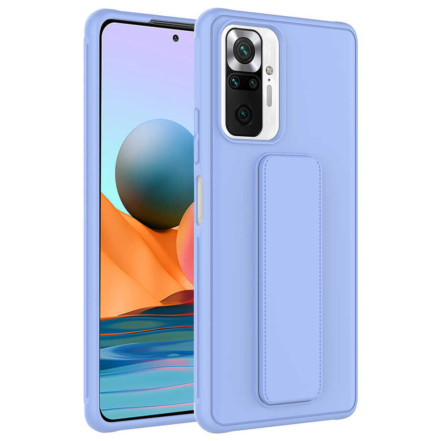 Xiaomi Redmi Note 10 Pro Kılıf Zore Qstand Kapak