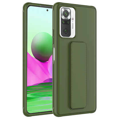 Xiaomi Redmi Note 10 Pro Kılıf Zore Qstand Kapak