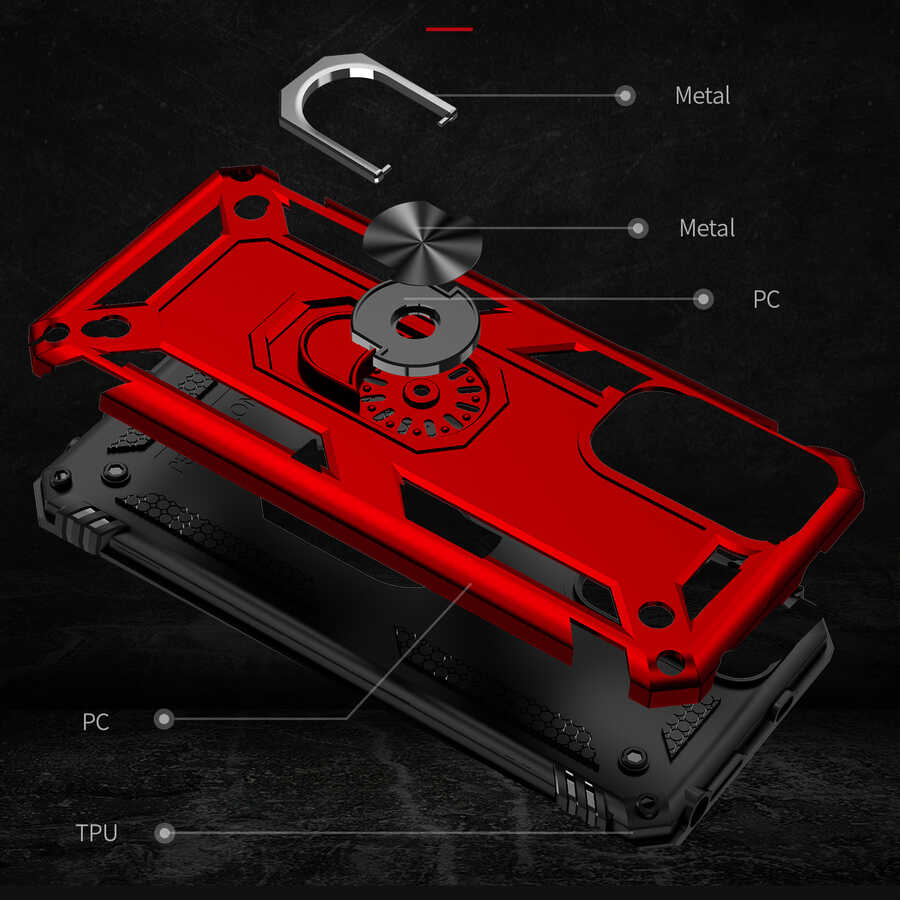 Xiaomi Redmi Note 11S Global Kılıf Zore Vega Kapak