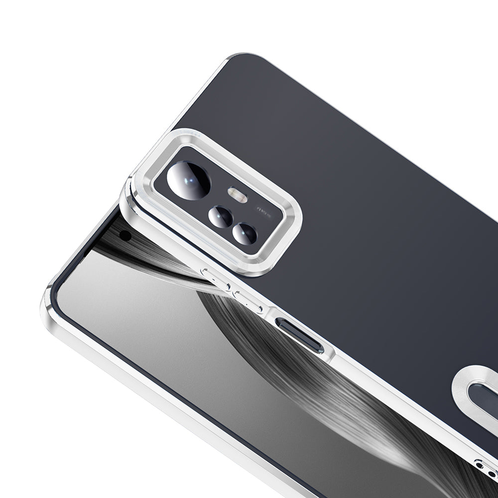 Xiaomi Redmi Note 12S Kılıf Kamera Korumalı Logo Gösteren Zore Omega Kapak