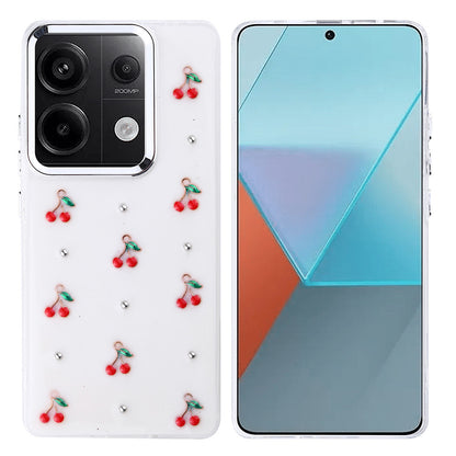 Xiaomi Redmi Note 13 Pro 4G Kılıf Airbag Tasarımlı Simli Şeffaf Zore Kutup Kapak