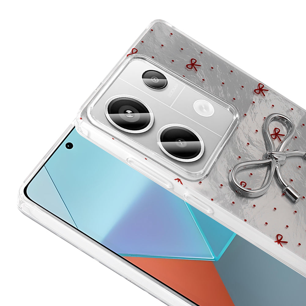 Xiaomi Redmi Note 13 Pro 4G Kılıf Kamera Korumalı Figürlü Zore Ponti Silikon Kapak