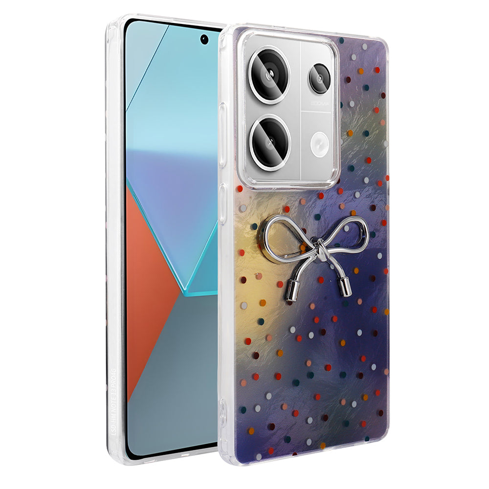 Xiaomi Redmi Note 13 Pro 4G Kılıf Kamera Korumalı Figürlü Zore Ponti Silikon Kapak