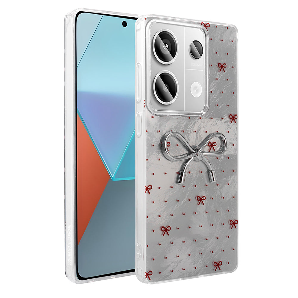 Xiaomi Redmi Note 13 Pro 4G Kılıf Kamera Korumalı Figürlü Zore Ponti Silikon Kapak