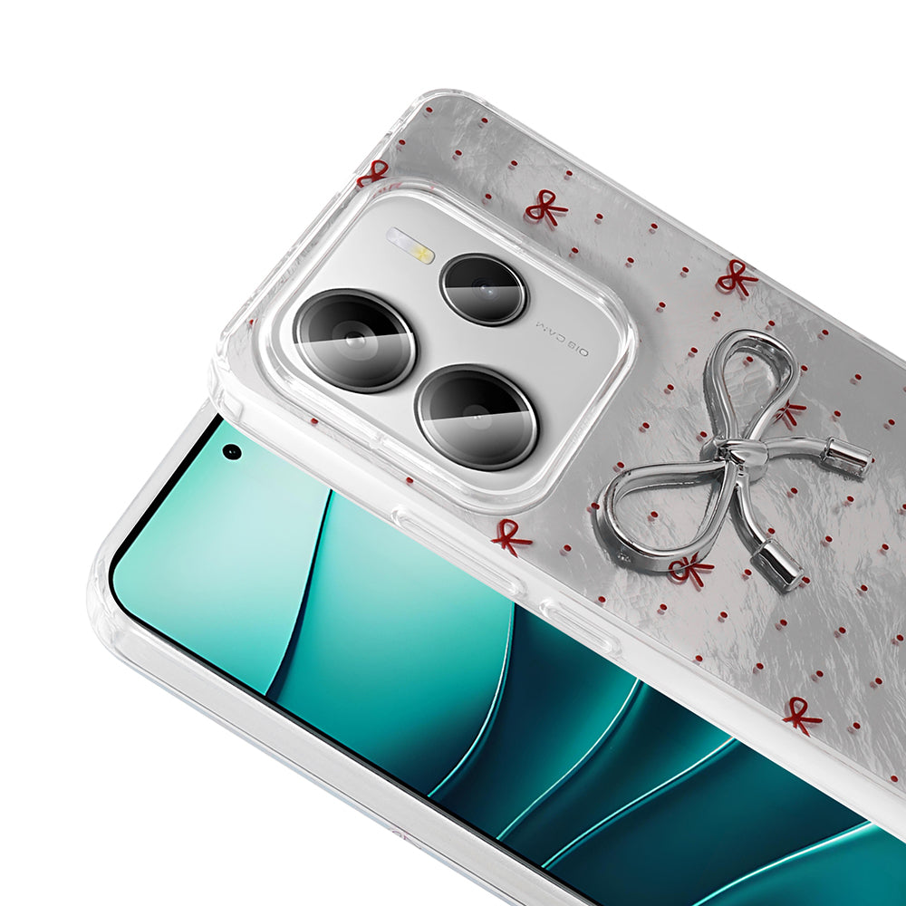 Xiaomi Redmi Note 14 5G Kılıf Kamera Korumalı Figürlü Zore Ponti Silikon Kapak