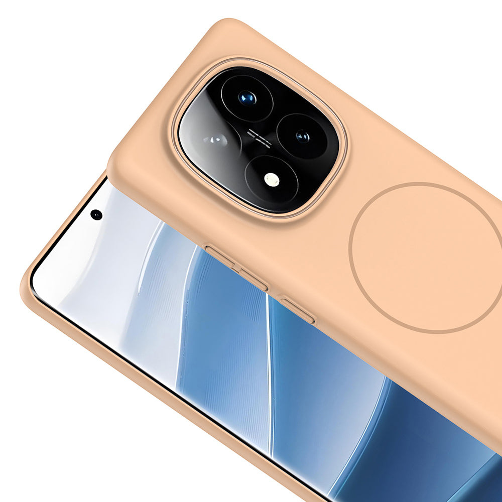 Xiaomi Redmi Note 14 Pro Plus Kılıf M-safe Şarj Özellikli Zore Ruby Sert Kapak