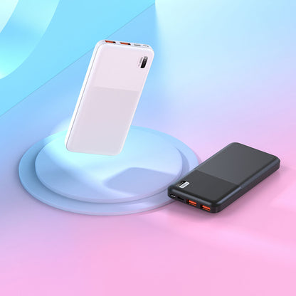 Xipin PX721 Hızlı Şarj Özellikli LED Işık Göstergeli Dual USB Taşınabilir Powerbank 10000mAh