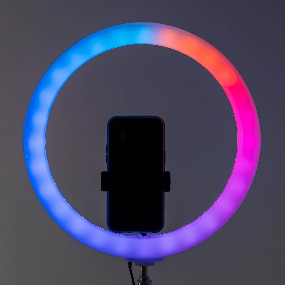 Zore 3D-36 36cm Canlı Yayın ve Ambiyans RGB Led Ring Light – KAPAKOLSUN