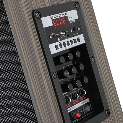 Zore LT-908 Dijital LED Göstergeli FM Radyolu Mikrofonlu TWS 8 inç Stereo Bass Kablosuz Karaoke Hoparlör