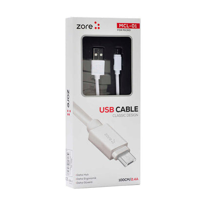 Zore MCL-01 Micro Usb Kablo